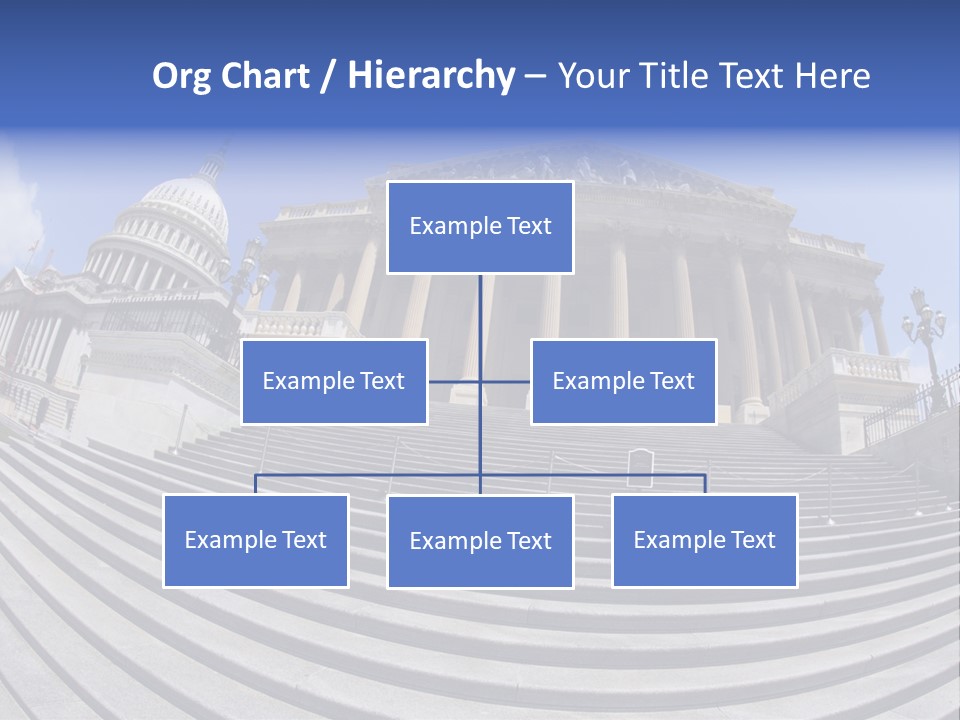 East Side View (Fisheye) Of The United States Capitol Building, Washington, Dc. PowerPoint Template