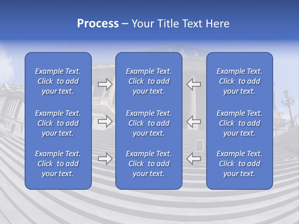 East Side View (Fisheye) Of The United States Capitol Building, Washington, Dc. PowerPoint Template