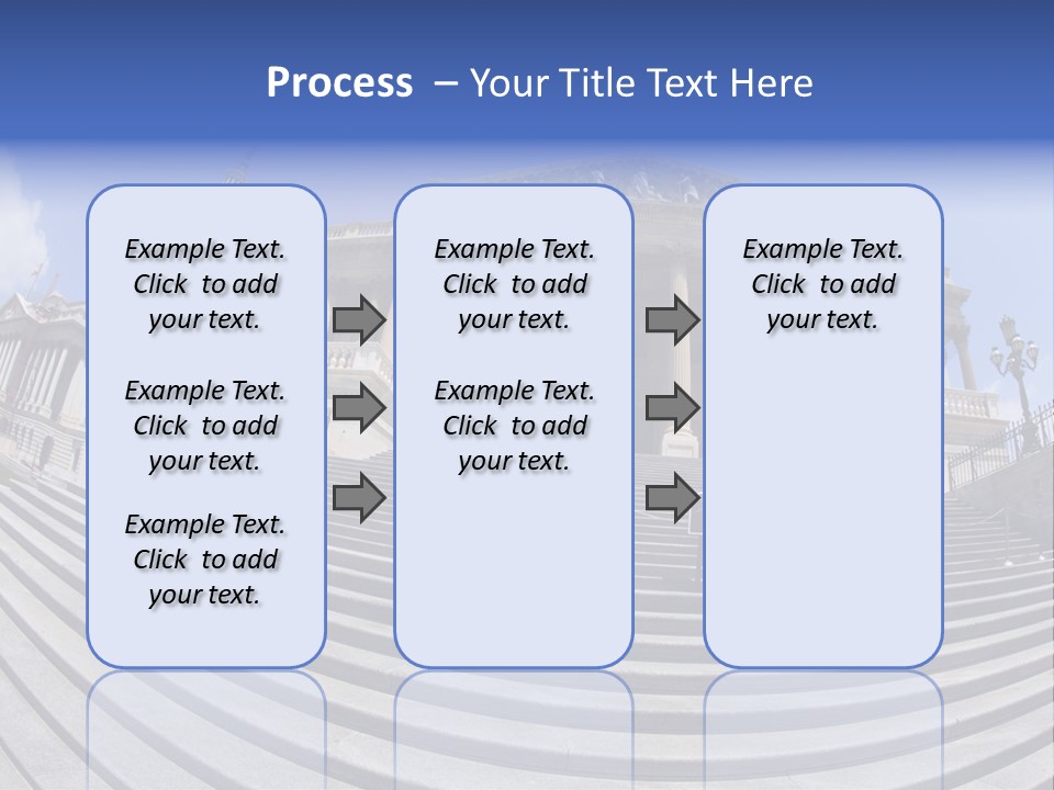 East Side View (Fisheye) Of The United States Capitol Building, Washington, Dc. PowerPoint Template
