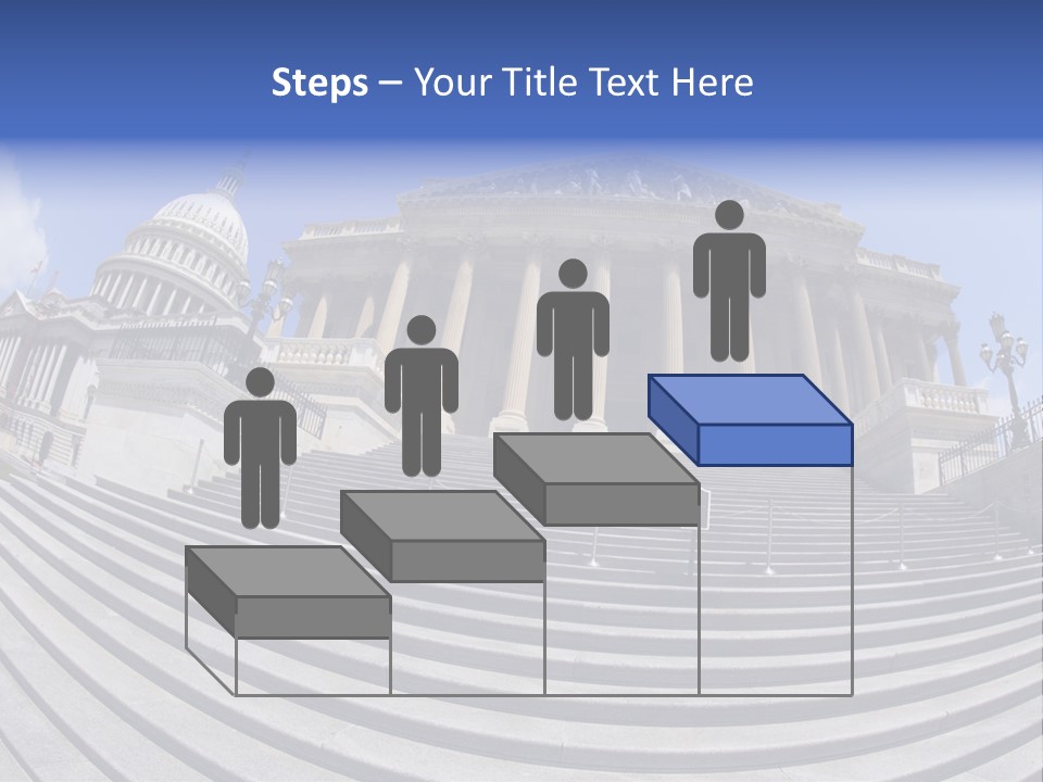 East Side View (Fisheye) Of The United States Capitol Building, Washington, Dc. PowerPoint Template