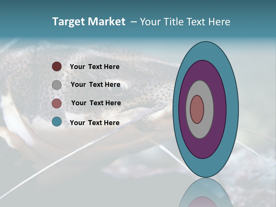 Close Up Of A Large Catfish PowerPoint Template