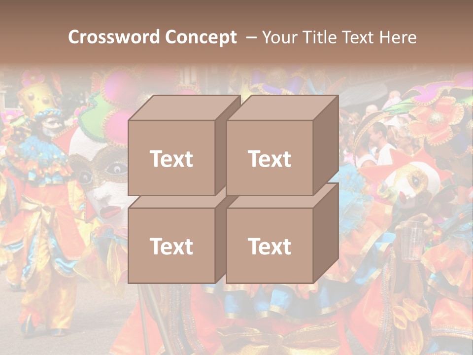 Rotterdam, Holland - July 25: Dancers In The Parade Of The Annual Summer Carnival In Rotterdam On July 25, 2009 In Rotterdam, Holland PowerPoint Template