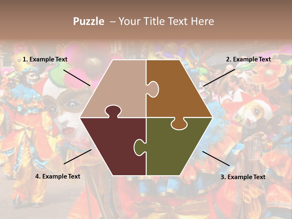 Rotterdam, Holland - July 25: Dancers In The Parade Of The Annual Summer Carnival In Rotterdam On July 25, 2009 In Rotterdam, Holland PowerPoint Template