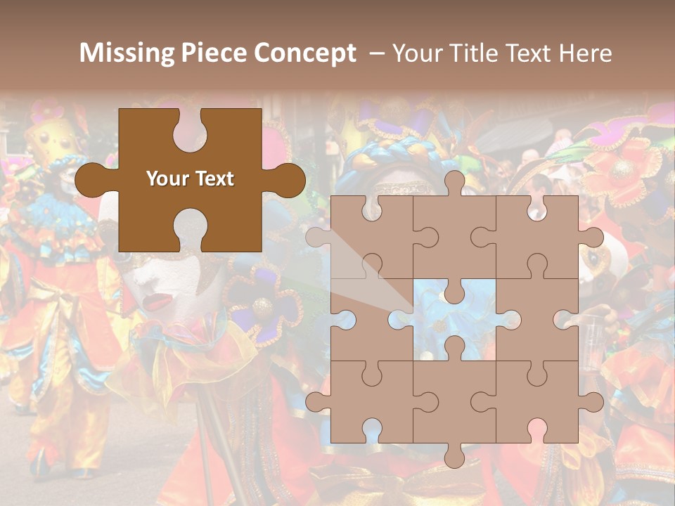 Rotterdam, Holland - July 25: Dancers In The Parade Of The Annual Summer Carnival In Rotterdam On July 25, 2009 In Rotterdam, Holland PowerPoint Template