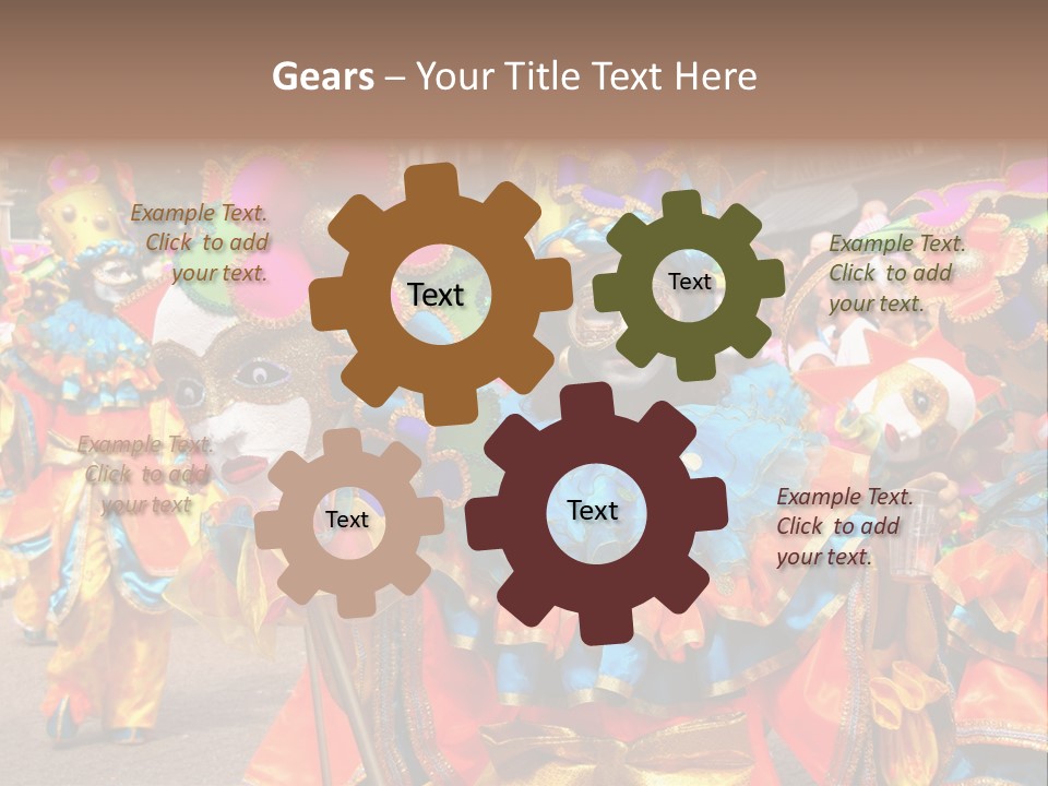 Rotterdam, Holland - July 25: Dancers In The Parade Of The Annual Summer Carnival In Rotterdam On July 25, 2009 In Rotterdam, Holland PowerPoint Template