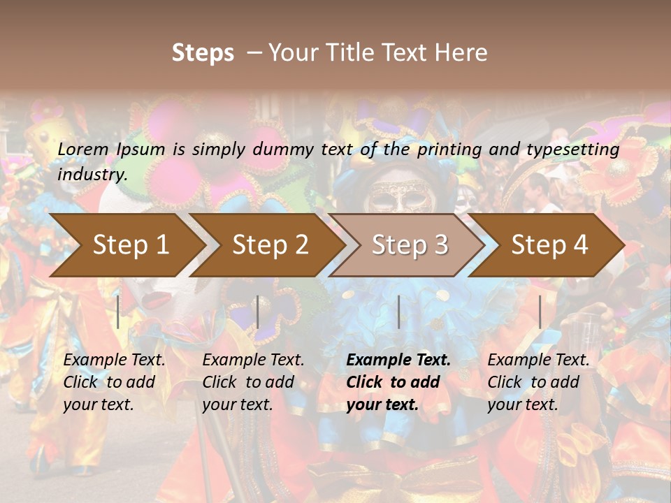 Rotterdam, Holland - July 25: Dancers In The Parade Of The Annual Summer Carnival In Rotterdam On July 25, 2009 In Rotterdam, Holland PowerPoint Template