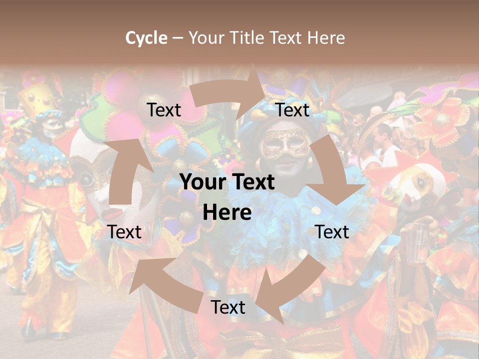 Rotterdam, Holland - July 25: Dancers In The Parade Of The Annual Summer Carnival In Rotterdam On July 25, 2009 In Rotterdam, Holland PowerPoint Template