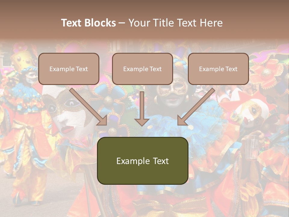 Rotterdam, Holland - July 25: Dancers In The Parade Of The Annual Summer Carnival In Rotterdam On July 25, 2009 In Rotterdam, Holland PowerPoint Template