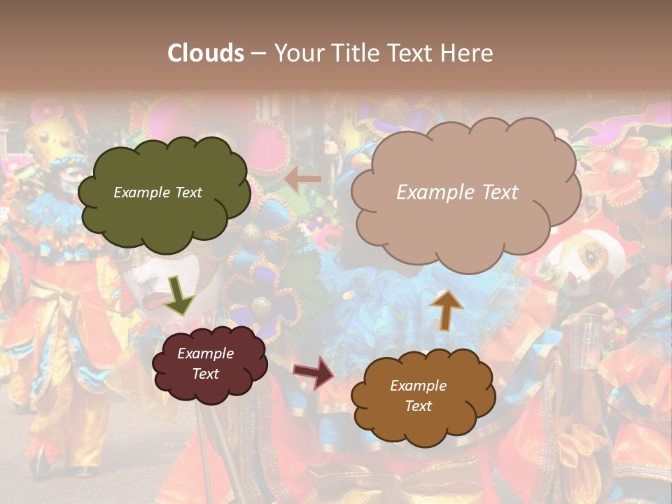 Rotterdam, Holland - July 25: Dancers In The Parade Of The Annual Summer Carnival In Rotterdam On July 25, 2009 In Rotterdam, Holland PowerPoint Template