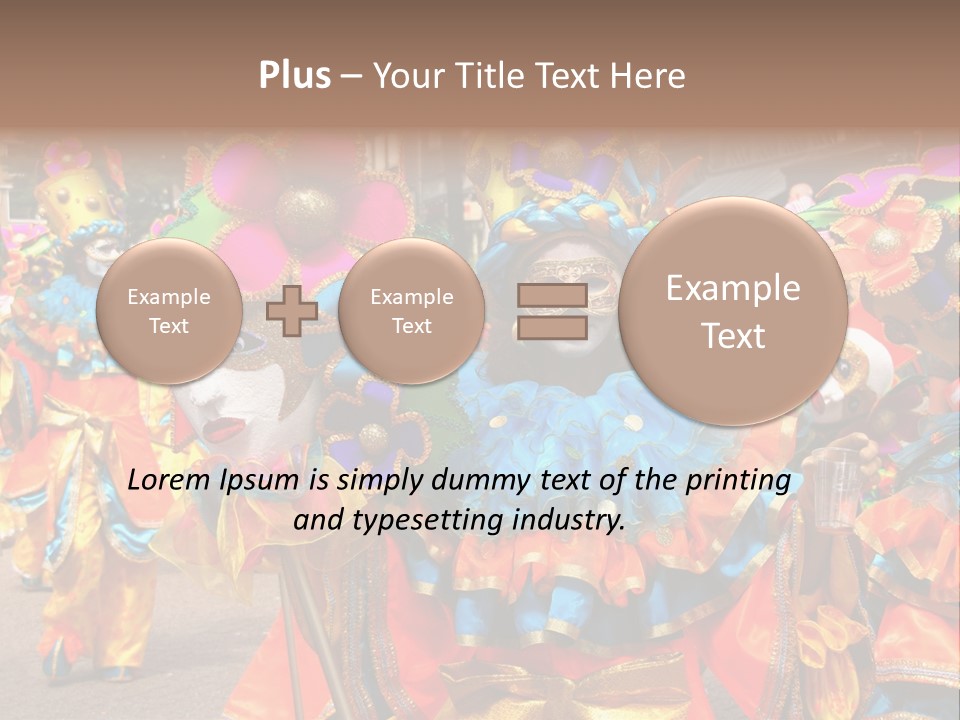 Rotterdam, Holland - July 25: Dancers In The Parade Of The Annual Summer Carnival In Rotterdam On July 25, 2009 In Rotterdam, Holland PowerPoint Template