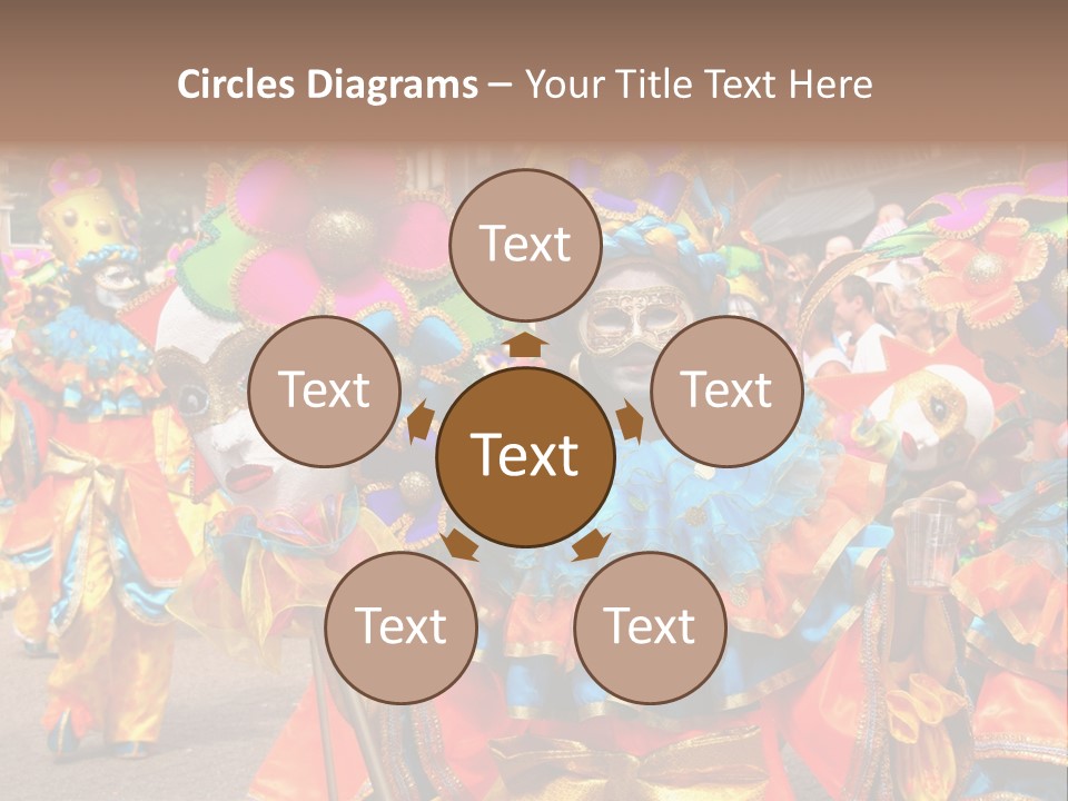 Rotterdam, Holland - July 25: Dancers In The Parade Of The Annual Summer Carnival In Rotterdam On July 25, 2009 In Rotterdam, Holland PowerPoint Template