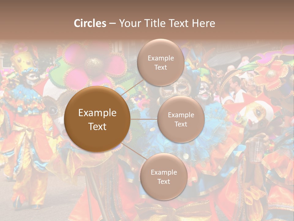 Rotterdam, Holland - July 25: Dancers In The Parade Of The Annual Summer Carnival In Rotterdam On July 25, 2009 In Rotterdam, Holland PowerPoint Template