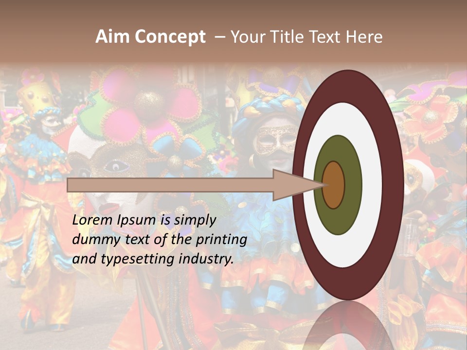 Rotterdam, Holland - July 25: Dancers In The Parade Of The Annual Summer Carnival In Rotterdam On July 25, 2009 In Rotterdam, Holland PowerPoint Template