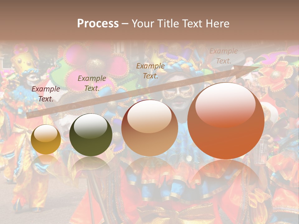 Rotterdam, Holland - July 25: Dancers In The Parade Of The Annual Summer Carnival In Rotterdam On July 25, 2009 In Rotterdam, Holland PowerPoint Template