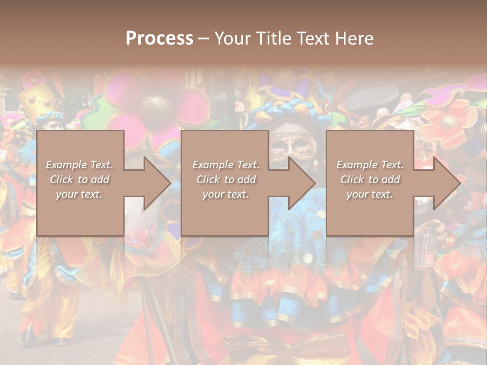 Rotterdam, Holland - July 25: Dancers In The Parade Of The Annual Summer Carnival In Rotterdam On July 25, 2009 In Rotterdam, Holland PowerPoint Template