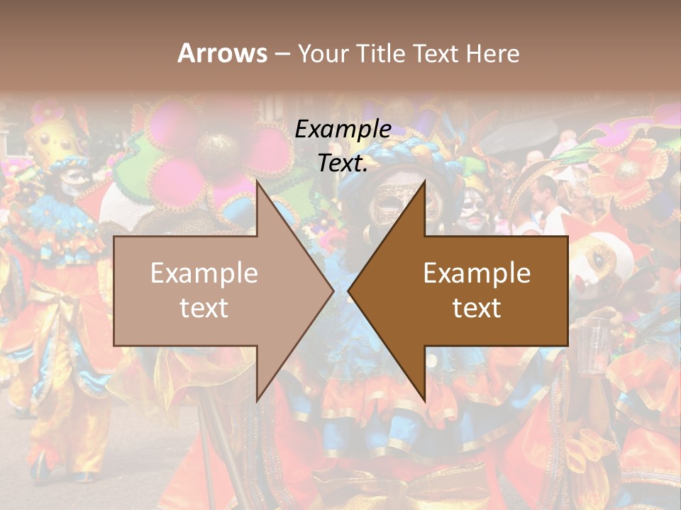 Rotterdam, Holland - July 25: Dancers In The Parade Of The Annual Summer Carnival In Rotterdam On July 25, 2009 In Rotterdam, Holland PowerPoint Template