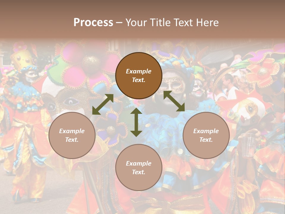 Rotterdam, Holland - July 25: Dancers In The Parade Of The Annual Summer Carnival In Rotterdam On July 25, 2009 In Rotterdam, Holland PowerPoint Template