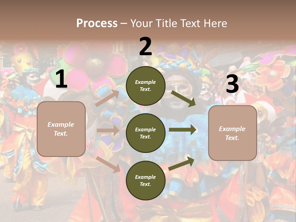 Rotterdam, Holland - July 25: Dancers In The Parade Of The Annual Summer Carnival In Rotterdam On July 25, 2009 In Rotterdam, Holland PowerPoint Template