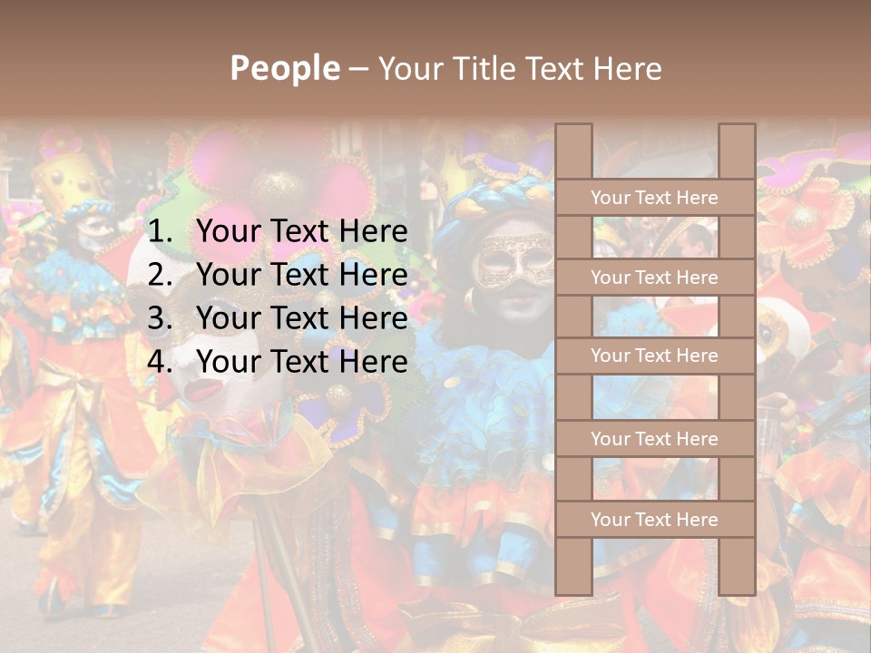 Rotterdam, Holland - July 25: Dancers In The Parade Of The Annual Summer Carnival In Rotterdam On July 25, 2009 In Rotterdam, Holland PowerPoint Template