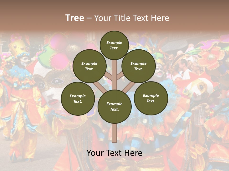 Rotterdam, Holland - July 25: Dancers In The Parade Of The Annual Summer Carnival In Rotterdam On July 25, 2009 In Rotterdam, Holland PowerPoint Template