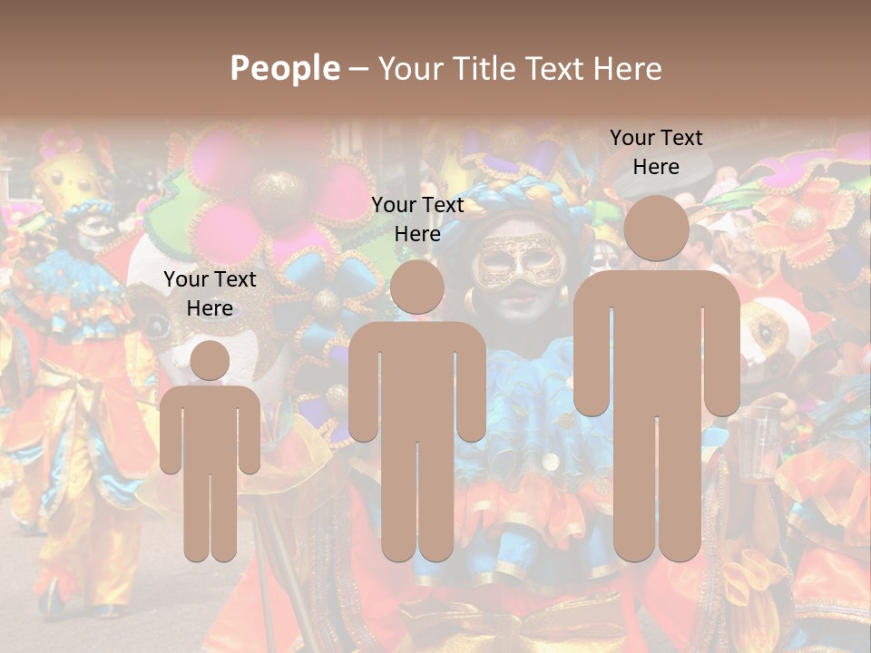 Rotterdam, Holland - July 25: Dancers In The Parade Of The Annual Summer Carnival In Rotterdam On July 25, 2009 In Rotterdam, Holland PowerPoint Template