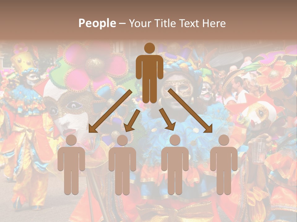 Rotterdam, Holland - July 25: Dancers In The Parade Of The Annual Summer Carnival In Rotterdam On July 25, 2009 In Rotterdam, Holland PowerPoint Template