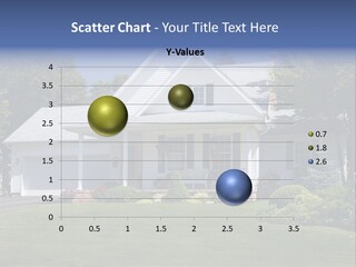 Lovely New Family Home In The Suburbs. PowerPoint Template