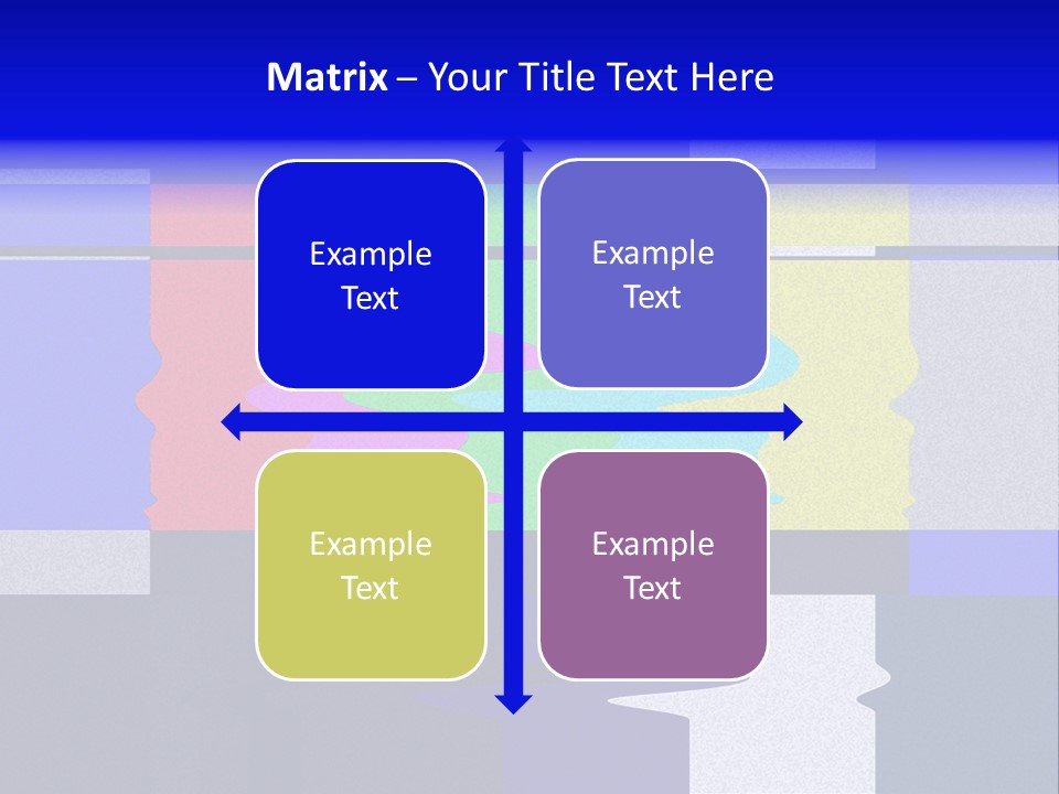 Distorted Television Bars Signal. Error On The Test Signal. PowerPoint Template