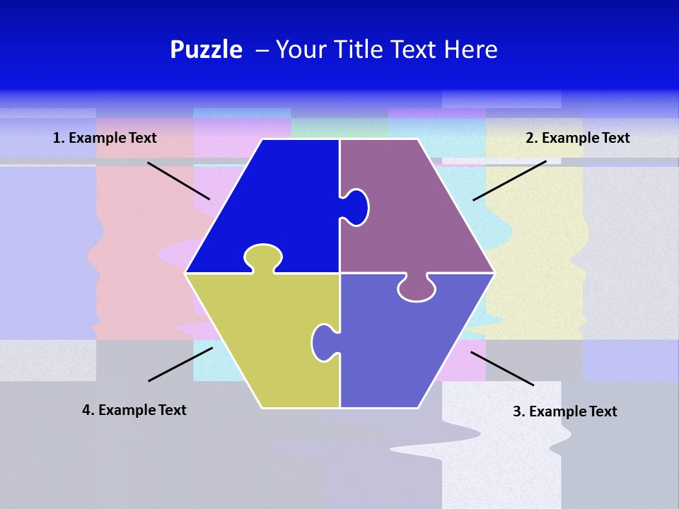 Distorted Television Bars Signal. Error On The Test Signal. PowerPoint Template