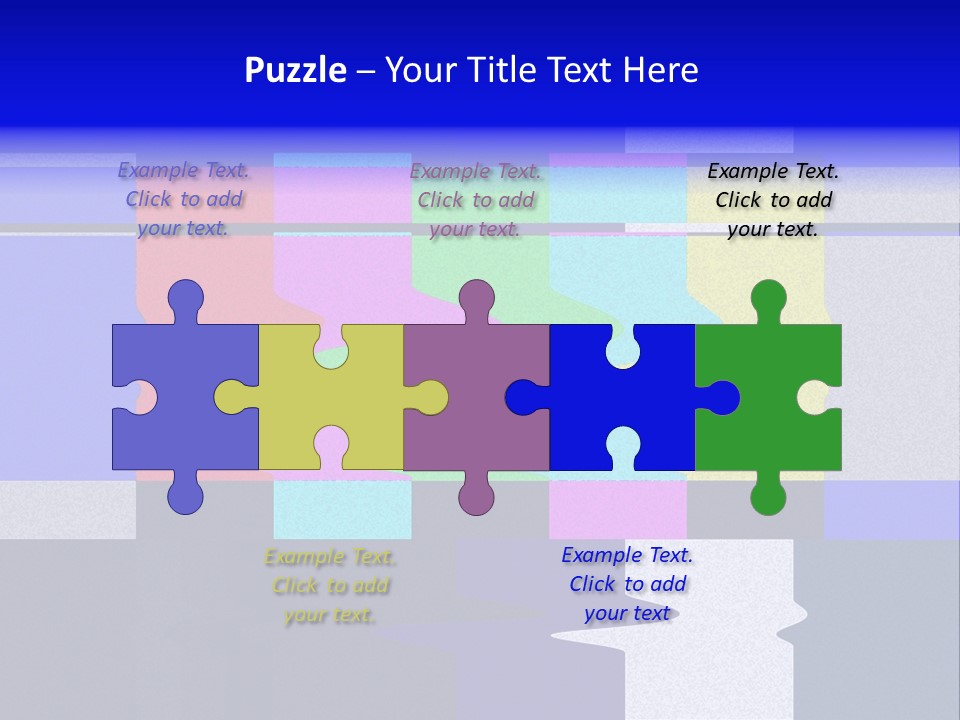 Distorted Television Bars Signal. Error On The Test Signal. PowerPoint Template