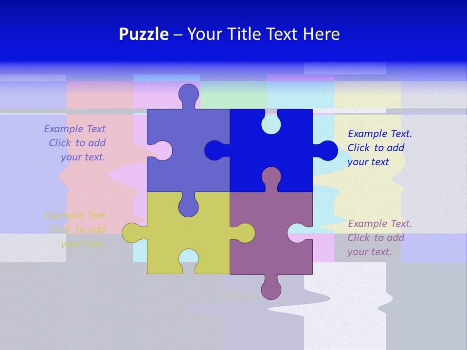 Distorted Television Bars Signal. Error On The Test Signal. PowerPoint Template