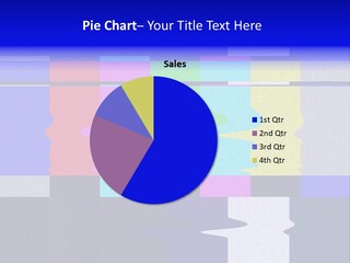 Distorted Television Bars Signal. Error On The Test Signal. PowerPoint Template