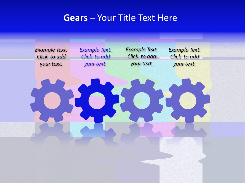 Distorted Television Bars Signal. Error On The Test Signal. PowerPoint Template