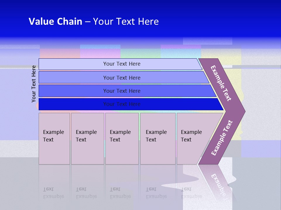 Distorted Television Bars Signal. Error On The Test Signal. PowerPoint Template