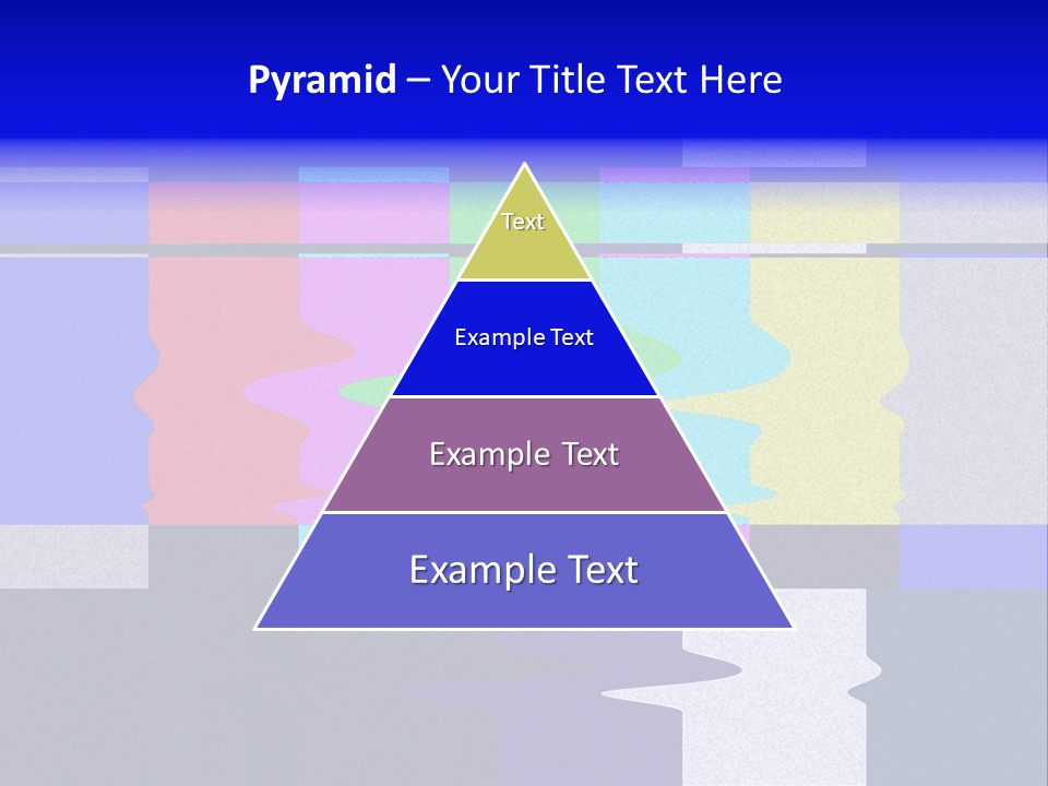 Distorted Television Bars Signal. Error On The Test Signal. PowerPoint Template