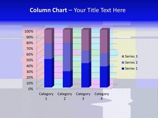 Distorted Television Bars Signal. Error On The Test Signal. PowerPoint Template