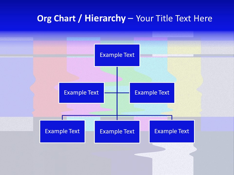 Distorted Television Bars Signal. Error On The Test Signal. PowerPoint Template