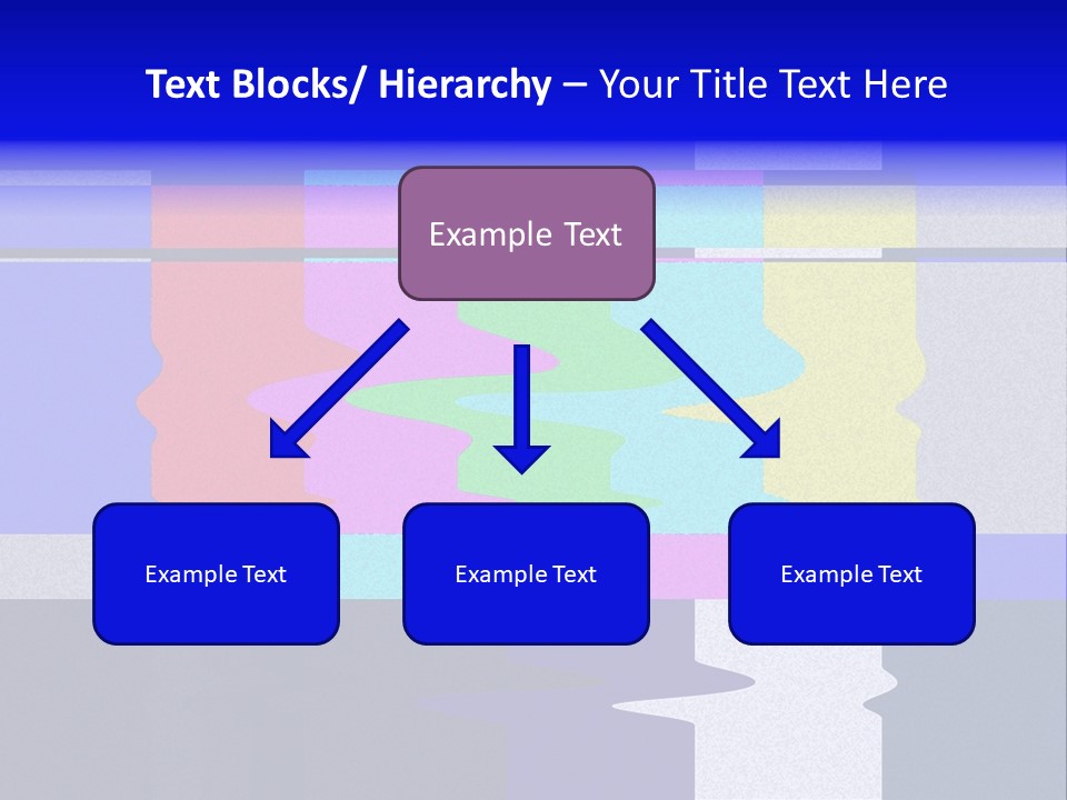 Distorted Television Bars Signal. Error On The Test Signal. PowerPoint Template