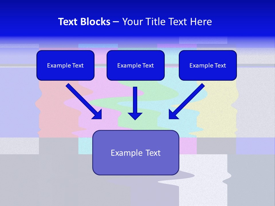 Distorted Television Bars Signal. Error On The Test Signal. PowerPoint Template