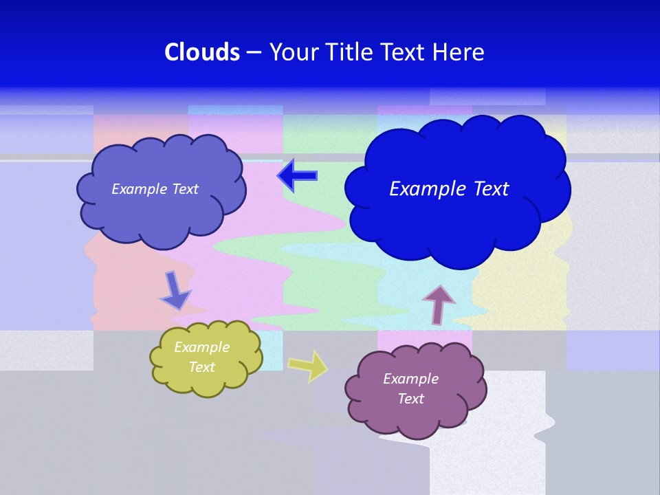 Distorted Television Bars Signal. Error On The Test Signal. PowerPoint Template