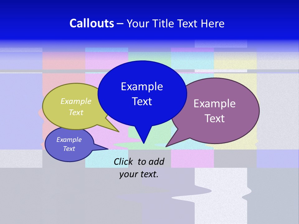 Distorted Television Bars Signal. Error On The Test Signal. PowerPoint Template