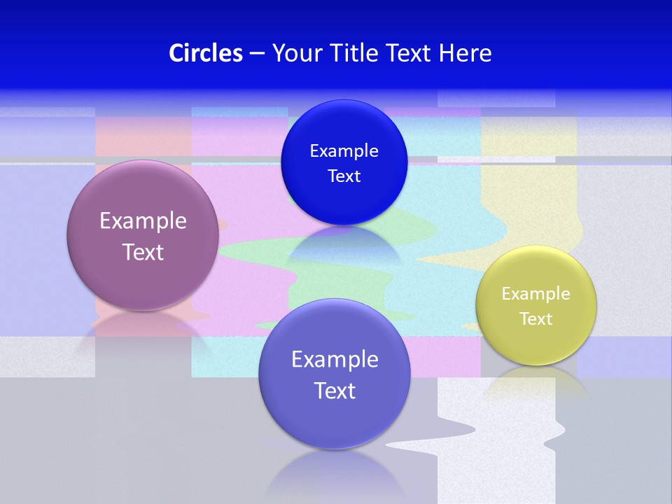 Distorted Television Bars Signal. Error On The Test Signal. PowerPoint Template