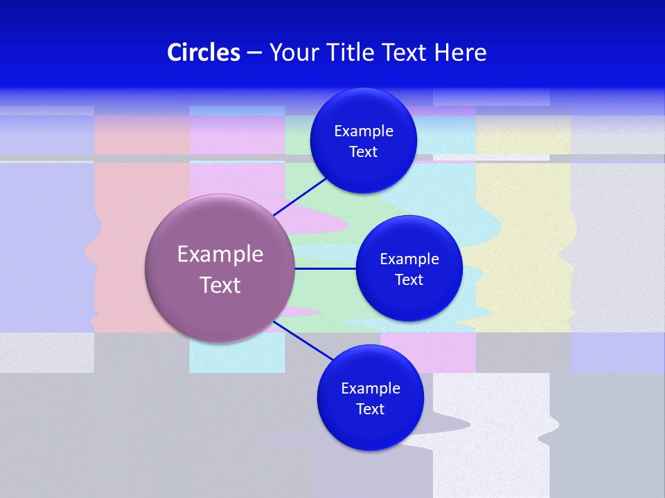 Distorted Television Bars Signal. Error On The Test Signal. PowerPoint Template