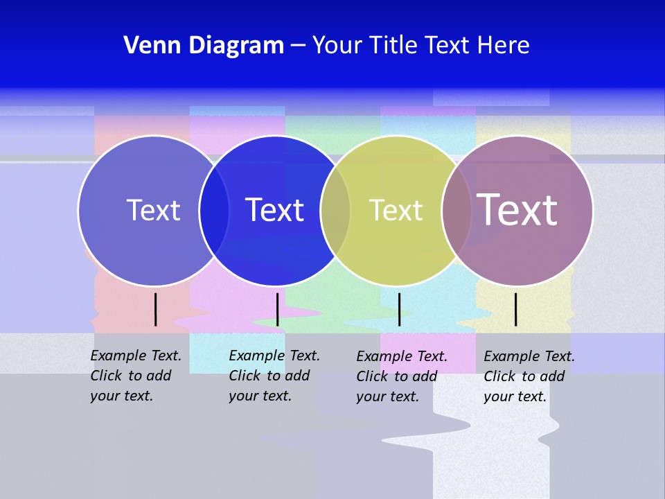 Distorted Television Bars Signal. Error On The Test Signal. PowerPoint Template