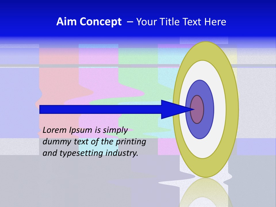 Distorted Television Bars Signal. Error On The Test Signal. PowerPoint Template