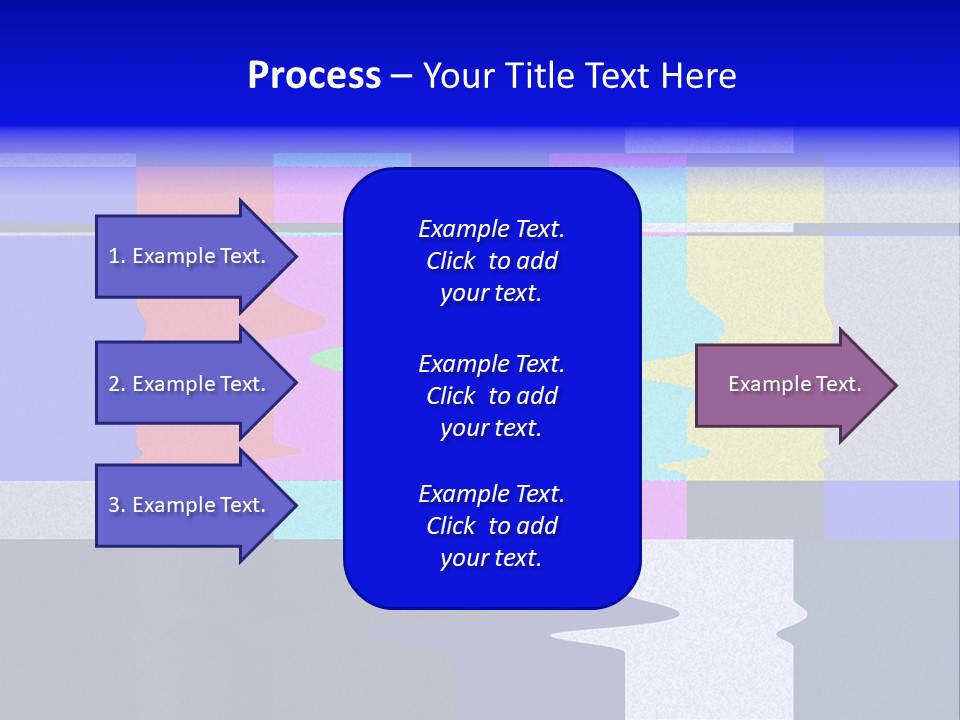 Distorted Television Bars Signal. Error On The Test Signal. PowerPoint Template