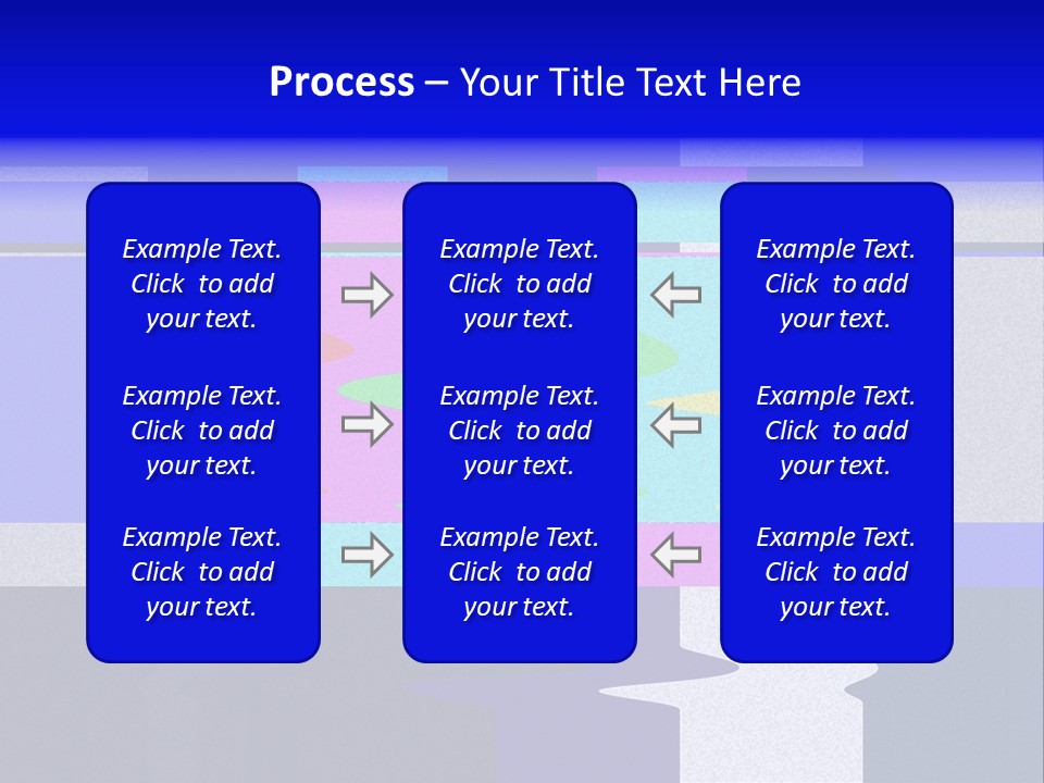 Distorted Television Bars Signal. Error On The Test Signal. PowerPoint Template