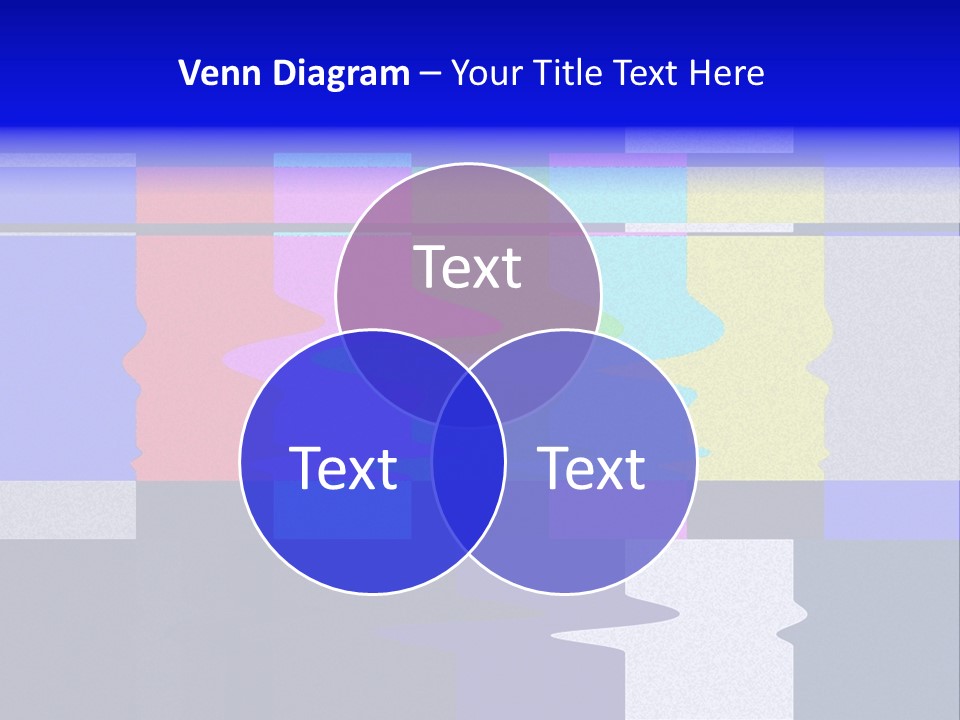 Distorted Television Bars Signal. Error On The Test Signal. PowerPoint Template