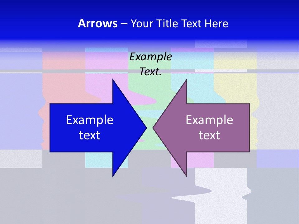 Distorted Television Bars Signal. Error On The Test Signal. PowerPoint Template