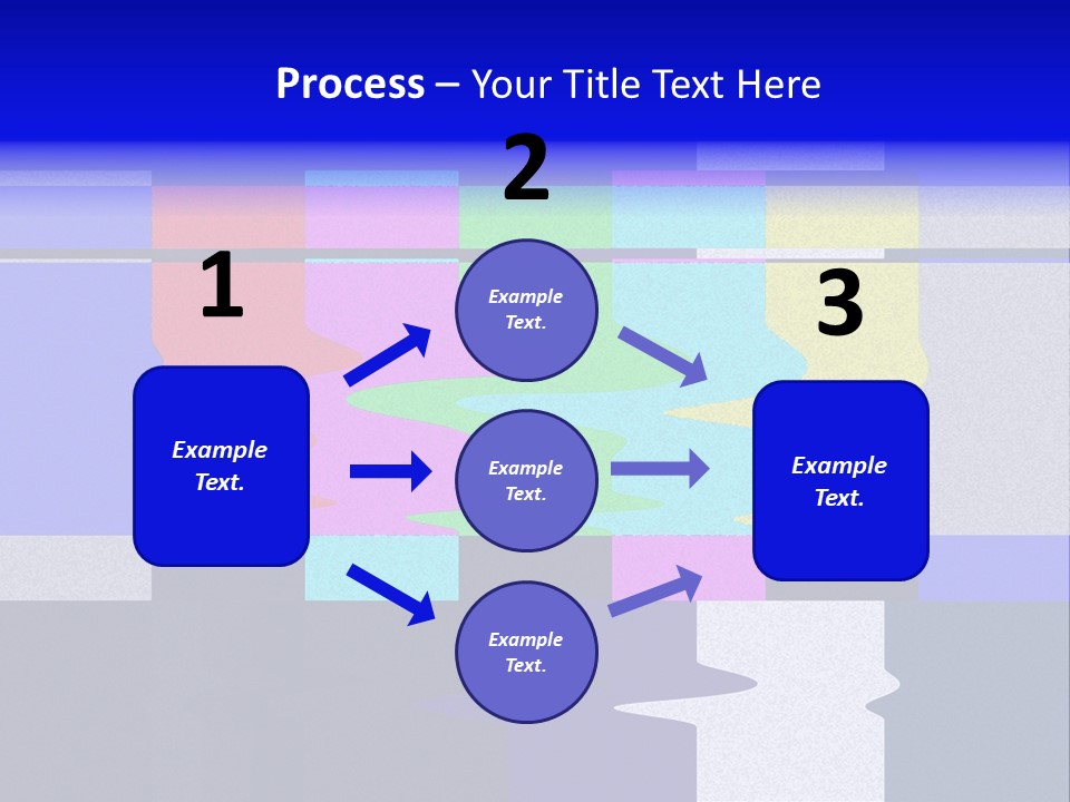 Distorted Television Bars Signal. Error On The Test Signal. PowerPoint Template